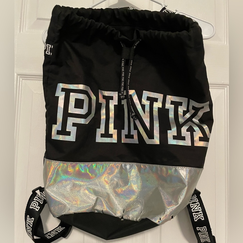 PINK drawstring backpack